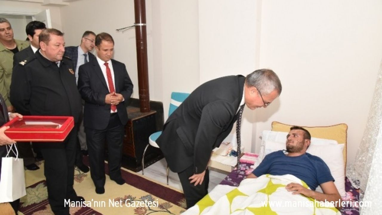 MANİSALI GAZİ MEHMET ALİ USLU'YA ZİYARET