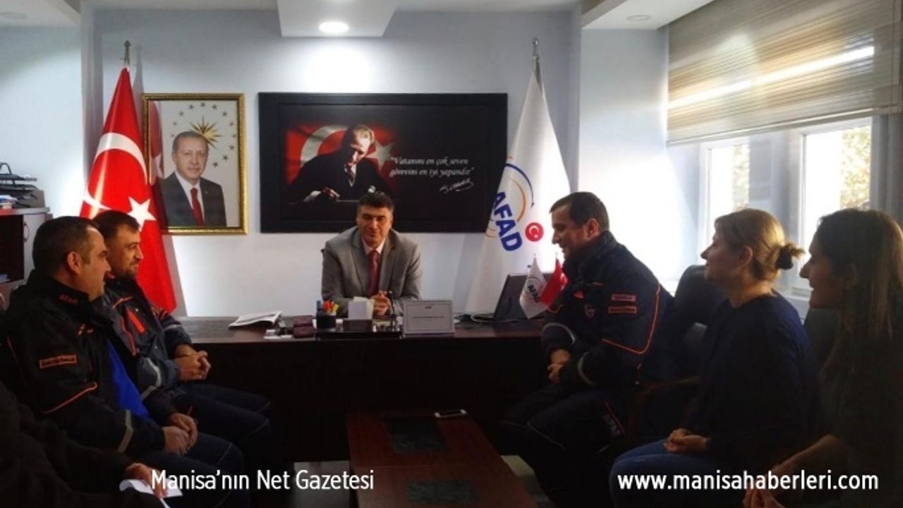 AFAD-SEN’den Manisa İl Müdürü Karakaya’ya tebrik ziyareti