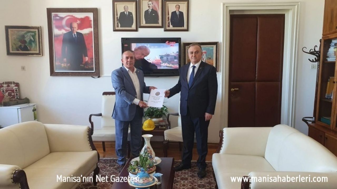 Salihli İlçe Ziraat Odası Başkanı Cem Yalvaç Ankara'da
