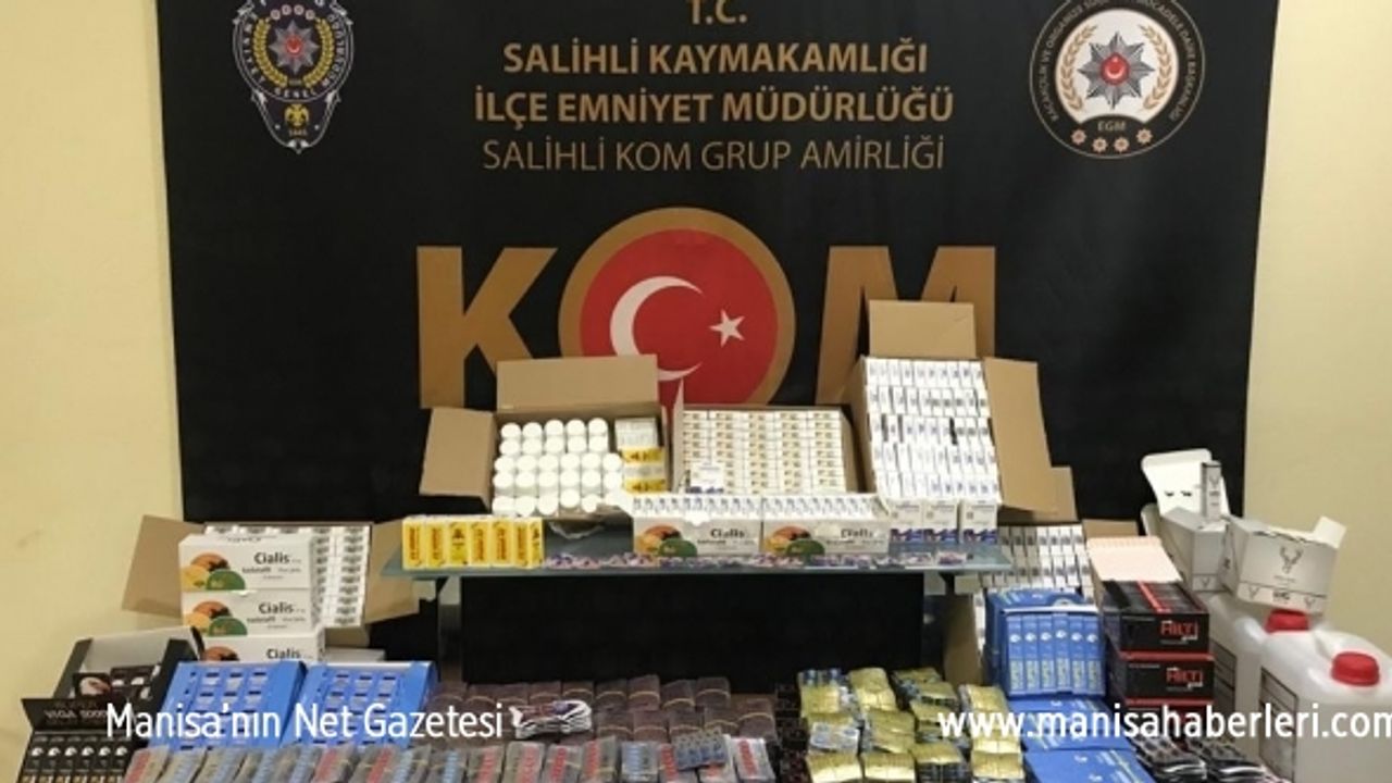 Manisa’da 12 bin 900 adet cinsel içerikli ürün ele geçirildi