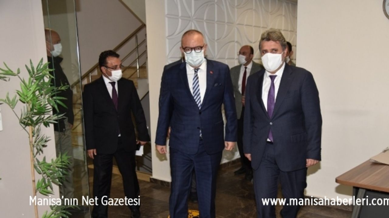 Başkan Ergün misafirlerini ağırladı