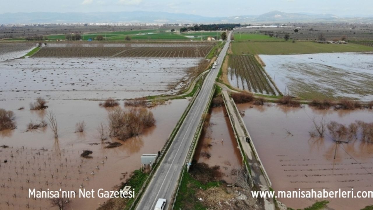 Gediz Ovası göle döndü (Son durum)