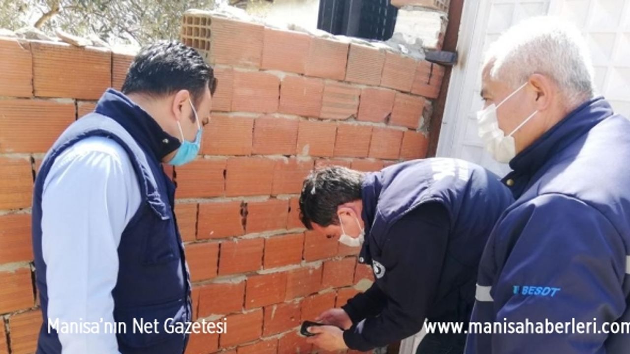 Daire Başkanı Akbaş, endeks okuma personeli ile sahaya çıktı