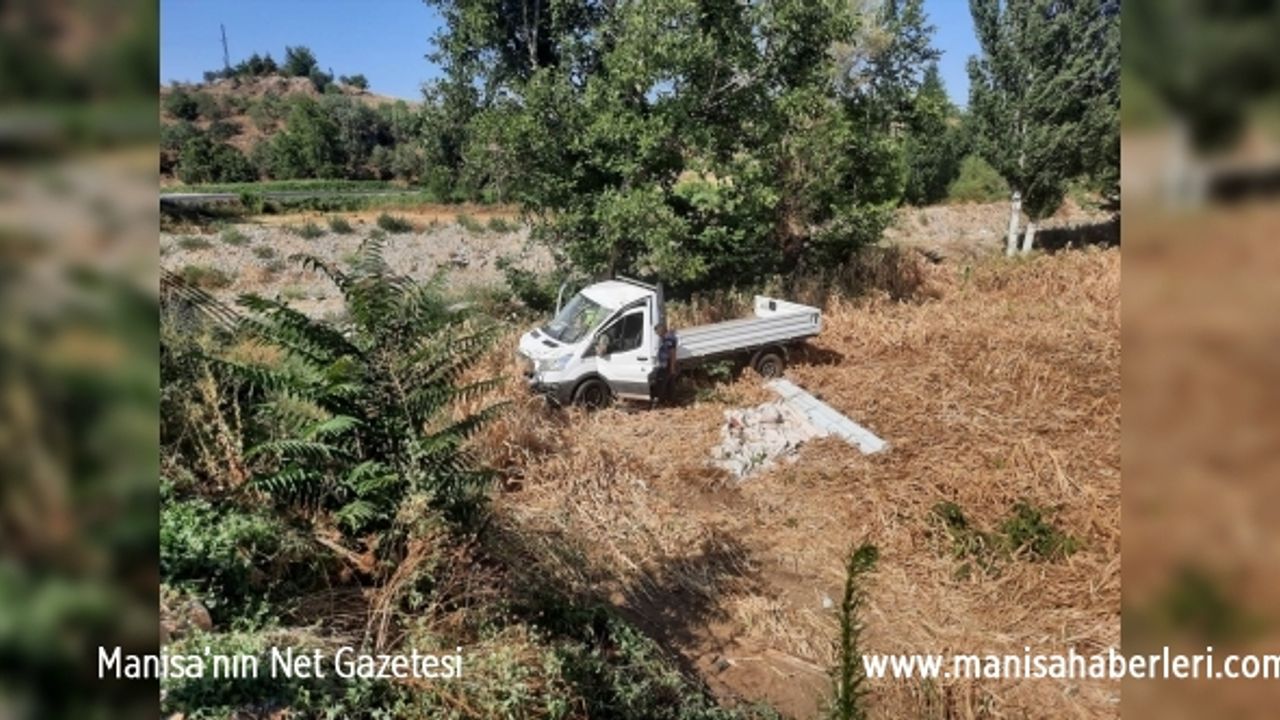 Manisa'da trafik kazalarında 2 kişi yaralandı