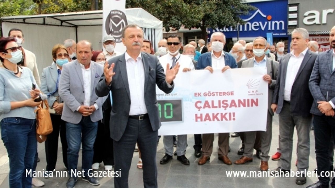 Manisa'da CHP’den ‘3600 Ek Gösterge’ açıklaması
