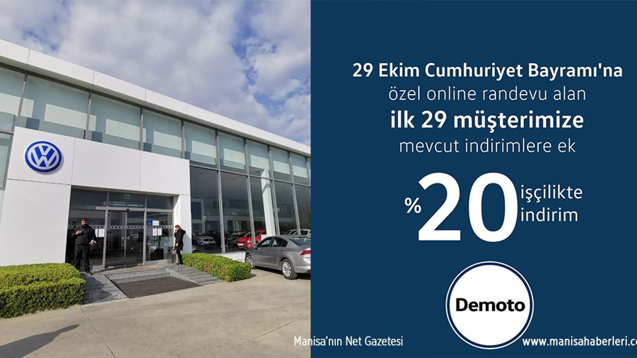 Volkswagen Demoto'dan Cumhuriyet Bayramı'na özel kampanya