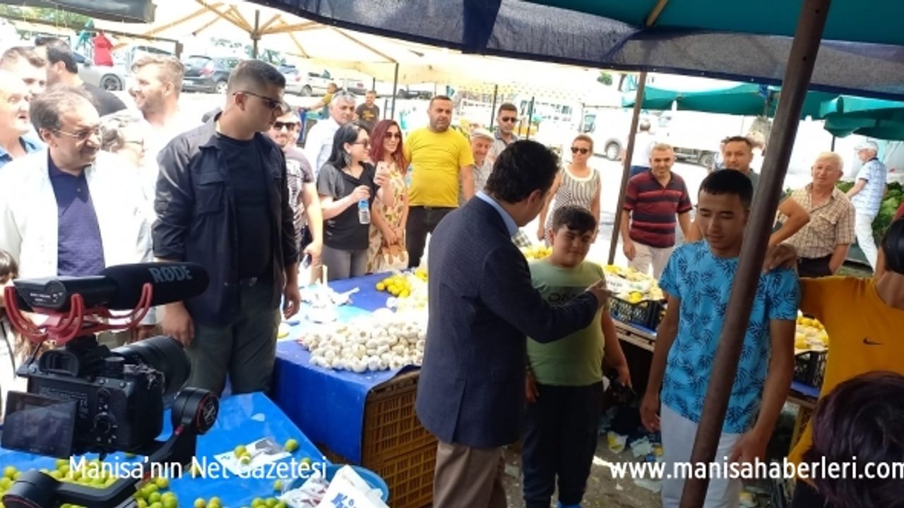 ALİ BABACAN PERŞEMBE PAZARINDA FİYATLARI SORDU