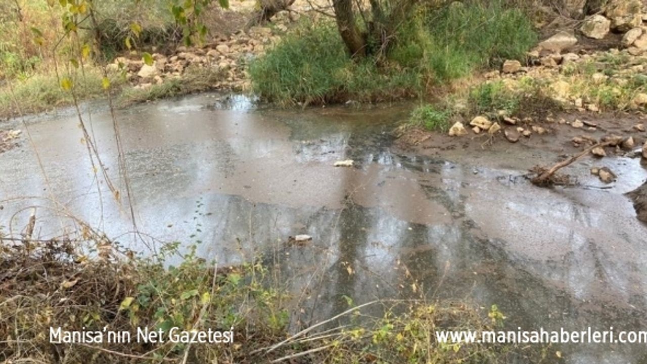 Gediz Nehrinin de büyük bir kısmı kurudu