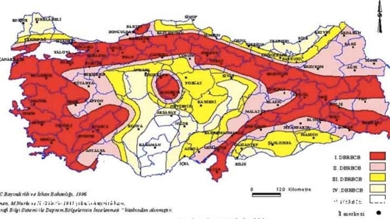 Türkiye deprem risk haritası: Manisa en riskli bölgede 
