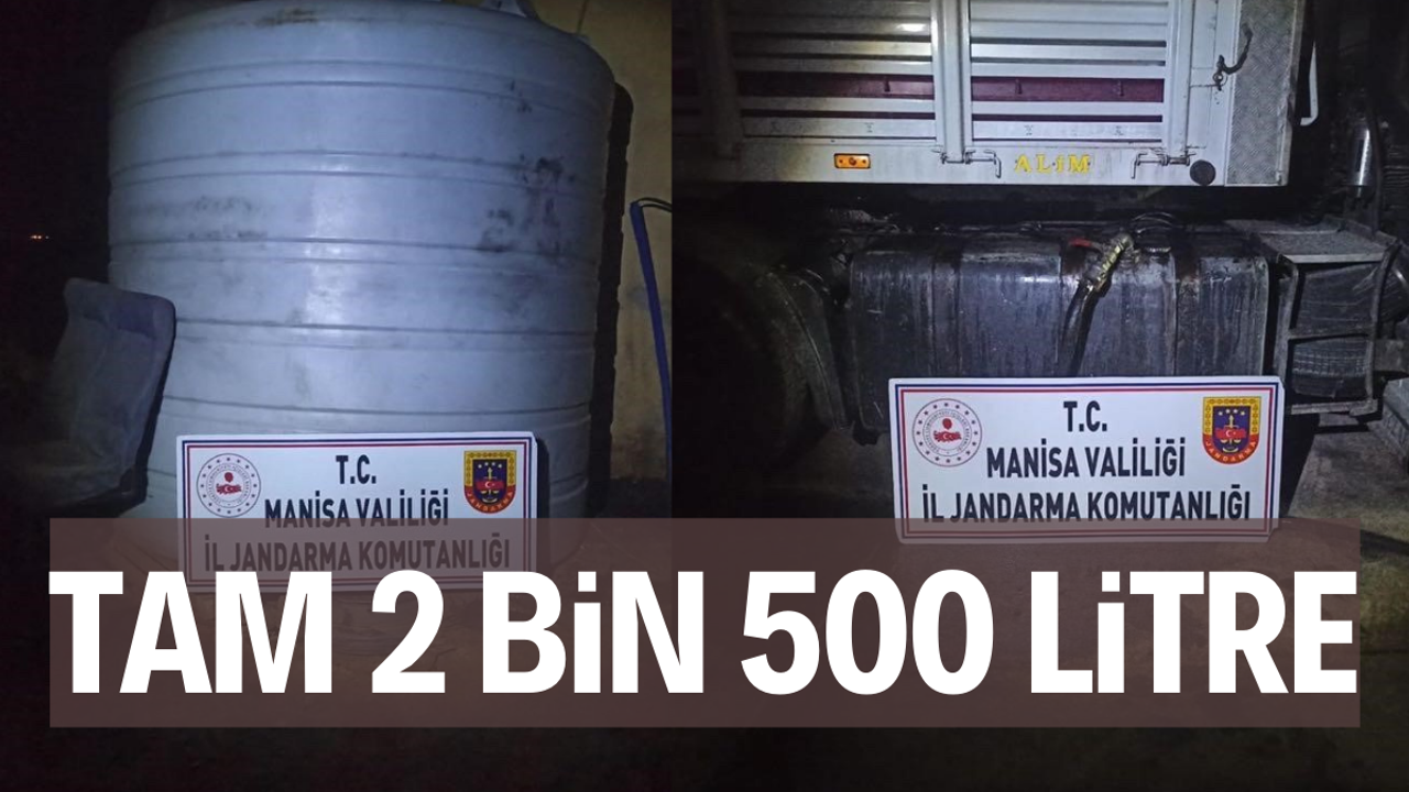 2 bin 500 litre kaçak akaryakıt ele geçirildi