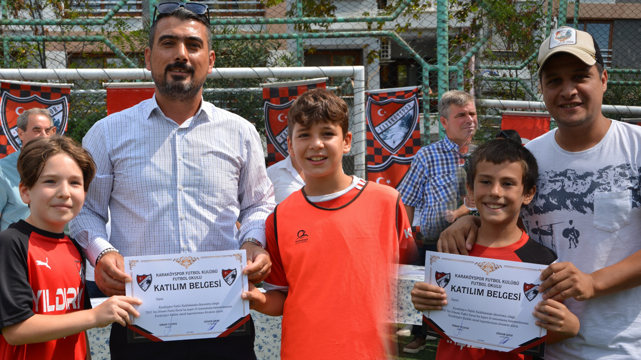 Karaköyspor FK Yaz Futbol Okulu sona erdi