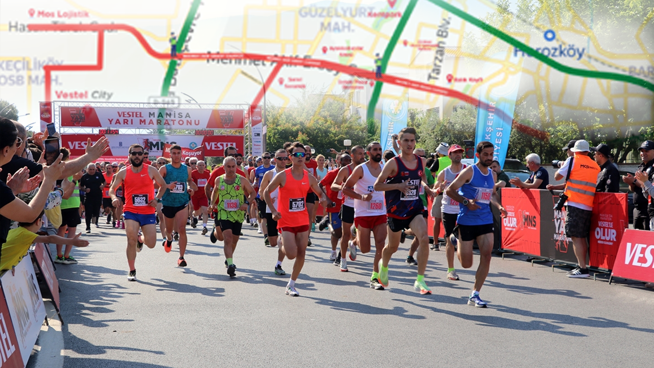 Dikkat! Vestel Manisa Yarı Maratonu nedeniyle kapatılacak yollar açıklandı 