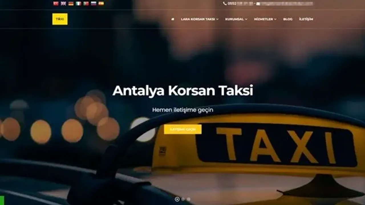 Korsan taksicilerden 7 dil seçenekli hizmet