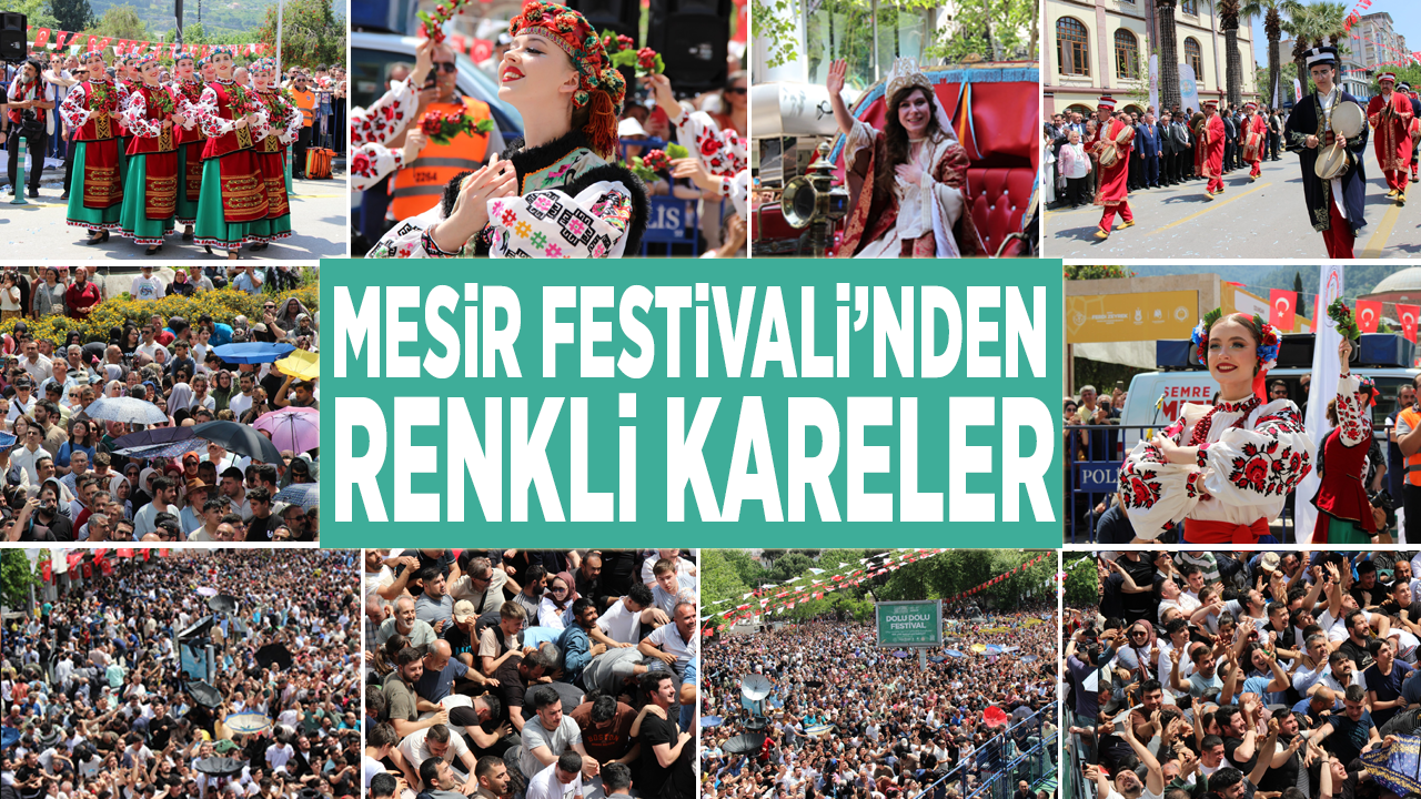 Mesir Festivali’nden renkli kareler