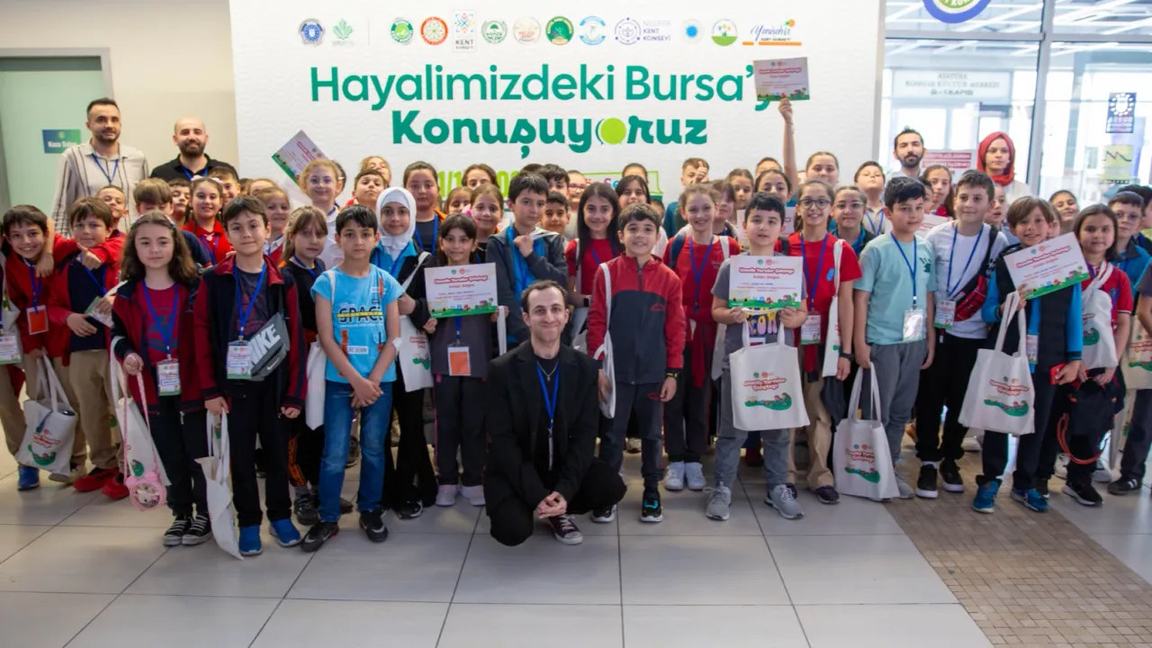 Bursa'da çocuklar hayallerindeki Bursa'yı konuştu