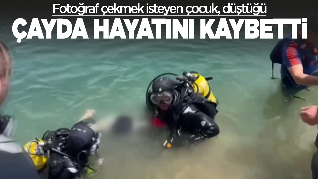 Fotoğraf çekmek isteyen çocuk, düştüğü Malabadi Çayı’nda hayatını kaybetti