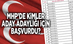 MHP’de kimler aday adaylığı için başvurdu?