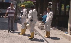 İzmir'de tehlikeli anlar: Halat koptu havada asılı kaldılar