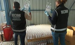 İzmir'de sahte içki fabrikasına operasyon: 38 ton sahte alkol ele geçirildi