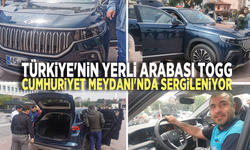 Türkiye'nin yerli arabası TOOG Cumhuriyet Meydanı'nda sergileniyor