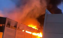 İzmir’de yağ fabrikasında korkutan yangın