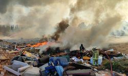 Bursa'da otokros pisti sahasında "atık yangını"
