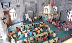 Kur'an kursu öğrencilerine su tasarrufu eğitimi