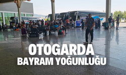 Otogarda bayram yoğunluğu 