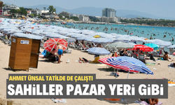 Didim sahilleri tıklım tıklım