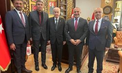MHP’li belediye başkanlarından Bahçeli’ye ziyaret 