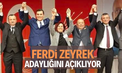 Ferdi Zeyrek il başkanlığına adaylığını açıklıyor