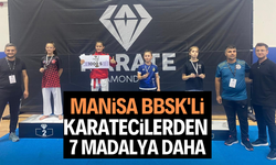 Manisa BBSK'lı karatecilerden 7 madalya daha