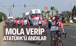 Mola verip, Atatürk'ü andılar