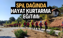 Spil Dağında gönüllülere hayat kurtarma eğitimi