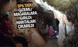 Spil'deki gizemli mağaralara girildi, haritaları çıkarıldı