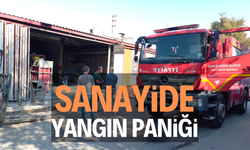 Sanayide yangın paniği 