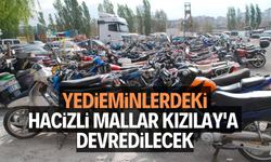 Yedieminlerdeki hacizli mallar Kızılay'a devredilecek