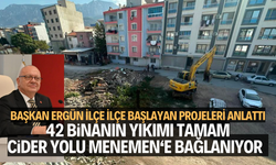 CİDER YOLU MENEMEN YOLUNA BAĞLANIYOR