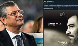 Özgür Özel'den Ahmet Kaya paylaşımı