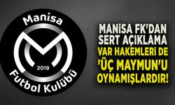 MANİSA FK'DAN SERT AÇIKLAMA VAR HAKEMLERİ DE 'ÜÇ MAYMUN'U OYNAMIŞLARDIR