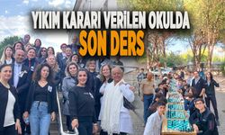 YIKIM KARARI VERİLEN OKULDA SON DERS