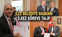 İLÇE BELEDİYE BAŞKANI 3.KEZ GÖREVE TALİP