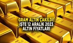 Gram altın çakıldı! Bakın kaç para oldu 12 Aralık 2023 altın fiyatları