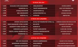 Ziraat Türkiye Kupası'nda 5. tur programı belli oldu