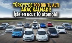 TÜRKİYE'DE 700 BİN TL ALTI ARAÇ KALMADI İşte en ucuz 10 otomobil