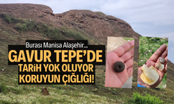 Gavur Tepe’de tarih yok oluyor! Burayı koruyun çığlığı…