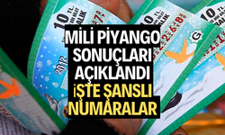 Mili Piyango sonuçları açıklandı  