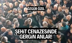 ŞEHİT CENAZESİNDE GERGİN ANLAR! 