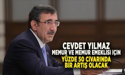 Cumhurbaşkanı Yardımcısı Cevdet Yılmaz'dan asgari ücret açıklaması! Memur ve emeklisinin maaşına zam için de oran verdi