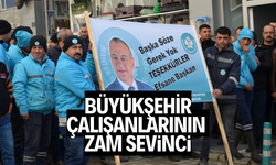 Manisa Büyükşehir Belediyesi çalışanlarının maaş zammı sevinci